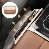 Maxbell PU Leather Car Front Seat Gap Filler Car Accessories for Cards Keys