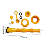 Maxbell Gas Cans Nozzle No Leakage Replacement for Petrol Cans Outlet Old Tanks