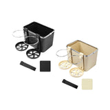 Maxbell Car Armrest Storage box Drink Water Cup Holder for Caravans Black