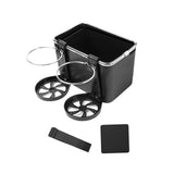 Maxbell Car Armrest Storage box Drink Water Cup Holder for Caravans Black