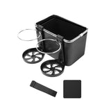 Maxbell Car Armrest Storage box Drink Water Cup Holder for Caravans Black