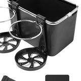 Maxbell Car Armrest Storage box Drink Water Cup Holder for Caravans Black