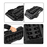 Maxbell Auto Car Recovery Traction Boards Car Snow Traction Board for Truck SUV Black