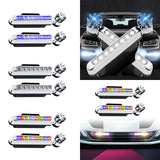 Maxbell 2 Pieces Car Wind Powered Light ABS Daytime Running Light for Cars Auto Blue