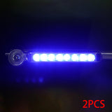 Maxbell 2 Pieces Car Wind Powered Light ABS Daytime Running Light for Cars Auto Blue