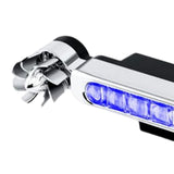 Maxbell 2 Pieces Car Wind Powered Light ABS Daytime Running Light for Cars Auto Blue