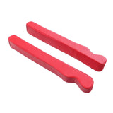 Maxbell 2Pieces Simple Stylish Stop Things Dropping Car Seat Gap Filler for Car Red