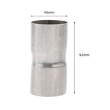 Maxbell Exhaust Connector Pipe Standard Lead Extension Coupler 1.75" ID to 1 3/4” ID