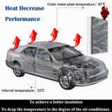 Maxbell Car Sound Deadener Heat Shield Insulation Mat for Roof Firewall Chassis 5mm