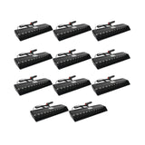 Maxbell Car Strobe Light 12V Vehicles 12Pcs LED Windshield Dashboard Warning Light White Light