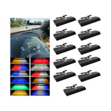 Maxbell Car Strobe Light 12V Vehicles 12Pcs LED Windshield Dashboard Warning Light White Light