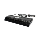 Maxbell Car Strobe Light 12V Vehicles 12Pcs LED Windshield Dashboard Warning Light Red Blue Light