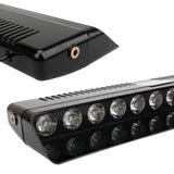 Maxbell Car Strobe Light 12V Vehicles 12Pcs LED Windshield Dashboard Warning Light Red White Light