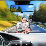 Maxbell Car Hanging Ornament Cute Car Decor for Christmas Home Decoration Women Style B