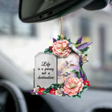 Maxbell Car Hanging Ornament Cute Car Decor for Christmas Home Decoration Women Style B
