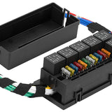 Maxbell 12V Fuse and Relay Box 6 Slot Relay Panel 11 Slots Atc/ato Fuse Fuse Boxes Style B