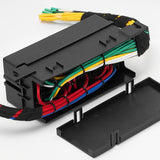 Maxbell 12V Fuse and Relay Box 6 Slot Relay Panel 11 Slots Atc/ato Fuse Fuse Boxes Style B