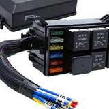 Maxbell Fuse Relay Box Waterproof Fuse Block and Relay Box for Car Marine Truck 12V 4Pin