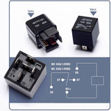 Maxbell Fuse Relay Box Waterproof Fuse Block and Relay Box for Car Marine Truck 24V 4Pin