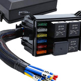 Maxbell Fuse Relay Box Waterproof Fuse Block and Relay Box for Car Marine Truck 24V 4Pin