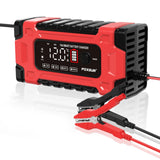 Maxbell Car Battery Charger Battery Maintainer for Lawn Mower Marine Motorcycle