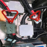 Maxbell Battery Quick Connect Disconnect for Car Bike ATV Winches Lifts Motors Red