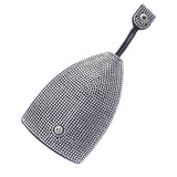 Maxbell Bling Car Key Fob Case Universal Keychain Case Holder 10.8cmx7.8cm for Women White