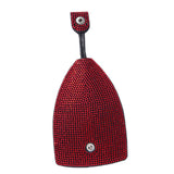 Maxbell Bling Car Key Fob Case Universal Keychain Case Holder 10.8cmx7.8cm for Women Red