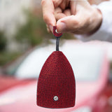Maxbell Bling Car Key Fob Case Universal Keychain Case Holder 10.8cmx7.8cm for Women Red