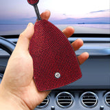 Maxbell Bling Car Key Fob Case Universal Keychain Case Holder 10.8cmx7.8cm for Women Red