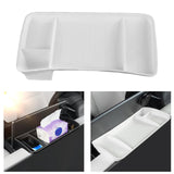 Maxbell Center Console Dash Tray Spare Parts Organizer Tray for Tesla Model 3 Y White