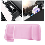 Maxbell Center Console Dash Tray Spare Parts Organizer Tray for Tesla Model 3 Y Pink