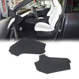 Maxbell 2x Center Console Side Anti Kick Mat Anti Kicking Pad for Tesla Model Y