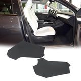 Maxbell 2x Center Console Side Anti Kick Mat Anti Kicking Pad for Tesla Model Y