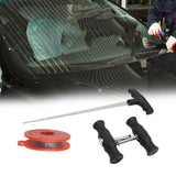 Maxbell Auto Windshield Glass Removal Tool Kits with Steel Wire Premium with Handles 4pcs