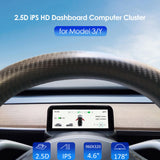 Maxbell Car Dash Board Display Embedded Design Odometer HUD for Tesla Model Y 3 Style A