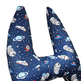 Maxbell Car Back Seat Travel Pillow Provides Head and Body Support Sleeping Pillow Blue Astronaut