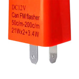 Maxbell 4Pcs 2 Pin 12V LED Flashing Relay Flasher Relay Waterproof Durable Universal