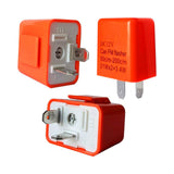 Maxbell 4Pcs 2 Pin 12V LED Flashing Relay Flasher Relay Waterproof Durable Universal