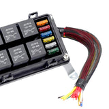 Maxbell Fuse Relay Box Slots Relay Block for Automotive Car Trailer 12V4pin