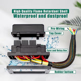 Maxbell Fuse Relay Box Slots Relay Block for Automotive Car Trailer 12V4pin