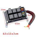 Maxbell Fuse Relay Box Slots Relay Block for Automotive Car Trailer 12V5pin
