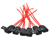 Maxbell 6x Inline Fuse Holder Easy to Install 12 AWG 30A for Marine Car Vehicle