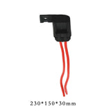 Maxbell 6x Inline Fuse Holder Easy to Install 12 AWG 30A for Marine Car Vehicle