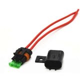 Maxbell 6x Inline Fuse Holder Easy to Install 12 AWG 30A for Marine Car Vehicle