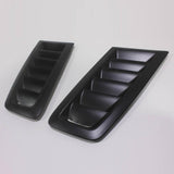 Maxbell 2x Bonnet Air Vents Hood Trim Car Hood Vent Scoop Kit for Ford Focus RS