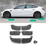 Maxbell Mud Flaps Replacement Splash Guards for Tesla Model 3 Easy Installation 6Pcs Set
