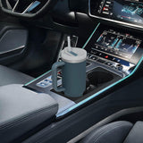 Maxbell Tumbler with Handle with Lid and Straw Car Tumbler Cup for Water Coffee dark blue