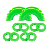 Maxbell D Ring Shackle Isolator Easy Installation 3/4 inch for Cars Spare Parts Green