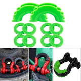 Maxbell D Ring Shackle Isolator Easy Installation 3/4 inch for Cars Spare Parts Green